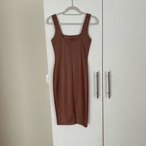 Fashion Nova nude dress S